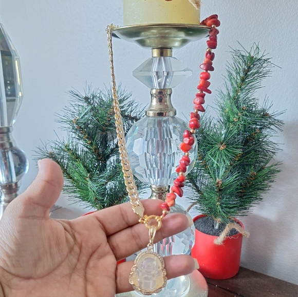 Handmade jewelry,  budda necklace. - Picture 3 of 11